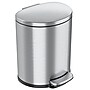 iTouchless SoftStep Semi-Round Stainless Steel Step Trash Can with Hinged Lid, 5.02 Gallon (IP05DSS)~#|#~36B2A88F-D68B-4D7B-BE81B579A99A03F7_sc7