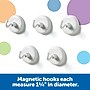 Learning Resources Magnetic Hooks, Strong Magnetic Hooks, White, Set of 5 (LER2698)~#|#~36B58191-21C3-4130-9832CE9FEF672CC8_sc7