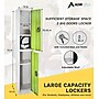 AdirOffice 72'' 2-Tier Green Storage Locker (629-202-GRN)~#|#~36D21AAC-C112-4DD3-8BF1250028384D77_sc7