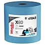 WypAll PowerClean X80 Fabric Cleaning Wipers, 13.4" x 12.4", Blue, 455 Sheets/Roll (41043)~#|#~36DA543B-C93E-4E2D-91474DA572AFE0E6_sc7