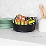 Mind Reader Plastic 4-Compartment Snack Carousel Organizer Snack Tray, Black (LAZSNACK-BLK)~#|#~36DEF33F-223E-41D2-96CD55618D257C13_sc7