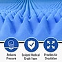 DMI Convoluted Twin Bed Pad, 72"L x 33"W x 4"H, Blue (552-7940-0000)~#|#~370044BA-77DA-4E95-AEEC59BD27EE3280_sc7