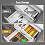 Mind Reader 5-Piece Drawer Organizer Set, Brown (DRORGBM5-BRN)~#|#~37034D7D-0E2E-4417-AB1693B2F3AAF5CB_sc7