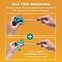 Bostitch Twist-n-Sharp Manual Pencil Sharpener, Assorted Colors (PS1-ADJ)~#|#~371711DE-1D04-433A-B1CD06DFC89C42DB_sc7