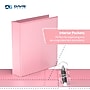 Davis Group Standard View 2" 3-Ring Binders, Assorted Pastel Colors, 4/Pack (7412-88-04)~#|#~372446CE-56F1-40CD-A4181A0A4E443A7F_sc7