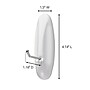 Command Large Wire Hook, 5 lb., White, 3/Pack (17069-3ES)~#|#~3724F34A-0697-4004-921F7FFA542B1AA1_sc7