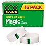 Scotch Magic Invisible Clear Tape Refill, 0.75" x 27.77 yds., 1" Core, Clear, 16 Rolls/Pack (810K16)~#|#~373E26A7-5748-4010-9604F15DE44A8B83_sc7