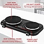 Brentwood 1,100-Watt Cast-Iron Countertop Electric Double Burner, Black (TS-332BK)~#|#~373E3BE2-D73E-4C15-92E3B01A686AE7A3_sc7