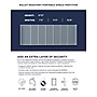 Versare ShieldWall Folding Mobile Room Divider, 82"H x 186"W, Cloud Gray Fabric (DS1911208-1)~#|#~374C2C1F-C446-4D67-9993C901E71DB81A_sc7