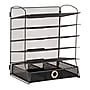 Mind Reader Metal Desk Organizer, Black (VFILEDR-BLK)~#|#~374E2055-1B3A-4ABB-A3CC14829999F226_sc7