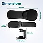 Purely 5920 Foam Non-Skid Arm Rest Mouse Pad, Black (PARE5920MP)~#|#~37710377-EFE3-483F-A91CC5DF8C72481D_sc7