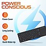 Delton N60 Bluetooth Keyboard with Touchpad, Small Portable Wireless Computer Keyboard, Black (DKMIN60-WB)~#|#~377D408B-D177-4FD6-928565D6244C453B_sc7