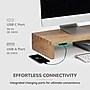Anji Mountain Mango Wood Monitor Stand with Two USB Ports, Up to 32" Monitor, Natural (MS-FNG-MNG-P)~#|#~37896D93-3E44-4BF1-82EB13CDB8C9E04D_sc7