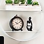 Mind Reader 2 Metal Circular Floating Shelves, 18" x 4" x 18", White (WALLCIR-WHT)~#|#~378A3144-466C-4328-AB5F996508F9ACAD_sc7