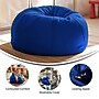 Flash Furniture Dillon Cotton Small Refillable Bean Bag Chair, Solid Royal Blue (DGBEANSMSLDRYBL)~#|#~37AC3D53-A21A-42D0-89DA2803AD0FA17F_sc7