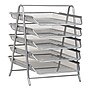 Mind Reader 5-Tier Stackable Paper Desk Tray Organizer, Metal, Silver (5TPAPER-SIL)~#|#~37AE286B-4318-47BD-981698C790FD8258_sc7