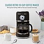 Nostalgia Classic Retro 10-Cups Automatic Drip Coffee Maker, Black (NCRCOF10BK6A)~#|#~37CC67A1-9EF9-4974-98A991E07470AD99_sc7