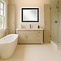 Amanti Art Brushed Black Beveled Bathroom Wall Mirror, 25".5" x 31.5", Black (A42678100281)~#|#~37CCA984-C5F9-464B-B7E693EB07967DE1_sc7