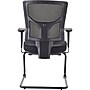 Lorell Conjure Fabric & Mesh Mid‑Back Guest Chair with Adjustable Arms, Black (LLR62009)~#|#~37E88D5C-F28E-4D60-9D75D2E86512C8B9_sc7