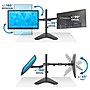 Mount-It! Adjustable Dual Monitor Arms, Up To 32" Monitors, Black (MI-2781)~#|#~37EAF03B-8B88-41E0-86DA9B9E0DCD24F4_sc7