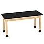Diversified Woodcrafts Perpetulab Rectangular Science Lab Table, 60" x 24", Light Hardwood (P7606M30N)~#|#~37EF67E1-BB84-41AA-A5428D91F4E2FC4C_sc7