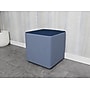 Lesro Bloom Vinyl Square Pouf Ottoman, Patriot Plus Imperial Blue/Chambray Light Navy (PF0218.SSV-06PPIB.07CHLN)~#|#~37F9C14C-6162-4191-8F79D9DE557C3FAC_sc7