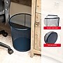 Staples Metal Mesh Trash Can, 4.4 Gallon, Navy Blue (ST63856)~#|#~37FACC43-4B0A-46EF-BE8B7DD1BCF8D8D2_sc7
