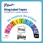 Brother P-touch Btag Label Tape, 1/2" x 13.1' (12mm x 4m), Red on Clear (BTAG132)~#|#~38013B2E-65F6-496E-8D7E5EB91C13AF4F_sc7