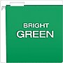 Pendaflex Recycled Hanging File Folders, 1/5 Tab, Letter Size, Bright Green, 25/Box (81610)~#|#~3814847A-F88E-4681-9839C3B00776AFC3_sc7