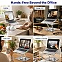 Uncaged Ergonomics Adjustable Swivel Laptop Stand for Desk, Steel, 360° Rotation, Up to 16", Silver~#|#~382AB5D4-17AF-404F-AFD2C7C40FAC2FA8_sc7