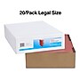 Staples 60% Recycled Pressboard Classification Folder, 2-Dividers, 2.5" Expansion, Legal Size, Brick Red, 20/Box~#|#~383B3C9A-D1EE-44CB-9F1C525D7240CB6F_sc7