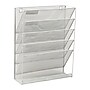 Mind Reader 5-Pocket Metal Mesh Mountable Wall File, Letter Size, White (MAGSTACK-WHT)~#|#~383C3C00-1638-4FA6-B342F7AE4154F45B_sc7