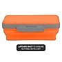 Lockermate By Bostitch Latch Pencil Pouch, Orange/Gray (23124-OG21-DM)~#|#~3848865D-3B11-4E3B-B4384CFE6F42011C_sc7