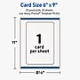 Avery Rectangle Rounded Corners Matte Blank Card, White, 25/Pack (19479399773)~#|#~3874AE34-A04A-4C34-8D3B42EBEFDA2BA7_sc7