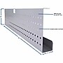 Lorell 42"W x 3"D Modesty Panel, Silver (LLR60810)~#|#~3876DC33-6BB0-4D88-8EF0A6A5EBB44F59_sc7