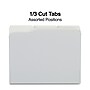 Staples File Folders, 1/3-Cut Tab, Letter Size, Gray, 100/Box (ST433664-CC)~#|#~387998FA-FDFB-48DA-815AF07789E954EF_sc7