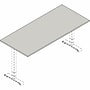 Lorell Relevance Series 30”W x 66”D 1” Thickness Rectangle Table Top, Laminate, Weathered Charcoal (LLR62683)~#|#~38856B71-4D75-4405-AD409A0E3CD21C91_sc7