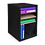 AdirOffice 500 Series 11 Compartment Wooden Literature Organizer, 10.75" x 11.8", Black (500-11-BLK)~#|#~38940AAA-3794-43CC-9FA2E00C60DD2E73_sc7