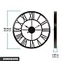 La Crosse Clock 19.7" Edison Analog Quartz Lighted Wall Clock (404-3450B)~#|#~38B5E5CF-2DE9-4BD8-96F921524080E548_sc7