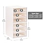 Mind Reader 7-Compartment Plastic Craft Organizer, White, 2/Set (MSORG-WHT)~#|#~38B86339-6383-431D-90D0B7E9DD184671_sc7