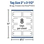 Avery 3-1/2" Blank Price & Merchandise Tags, White, 80/Pack (95321-GWT10)~#|#~38D285B6-2BD3-42FA-8BA67615371CB066_sc7