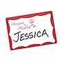 Avery Adhesive Laser/Inkjet Name Badge Labels, 2 1/3" x 3 3/8", White with Red Border, 100 Labels Per Pack (5143)~#|#~38E71328-9127-4F37-958CB977A5A08CEF_sc7
