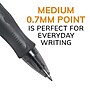 BIC Gel-ocity Original Retractable Gel Pens, Medium Point, 0.7mm, Black Ink, Dozen (31563)~#|#~6A9D0A16-DA83-442D-AB8CB7FFD3C1E479_sc7