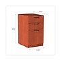 Alera Valencia Undermount File Cabinet, Letter/Legal Size, Lockable, Medium Cherry (VA532822MC)~#|#~39182CBA-F4CA-46B0-8FF05B5C60F0C20A_sc7