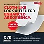 WypAll PowerClean X70 Fabric Cleaning Towels, 9.1" x 16.8" , White, 96 Sheets/Box, 10 Boxes/Carton (41455)~#|#~39242434-EA44-4E73-A70F5C587DAEF8B5_sc7