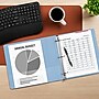 Staples Heavy Duty 1 1/2" 3-Ring View Binder, D-Ring, Light Blue (ST63091)~#|#~3942AF05-F6CB-431A-92D9F6A2A8B2D9F5_sc7