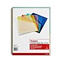 Staples Plastic File Jacket, Letter Size, Assorted, 5/Pack (89505)~#|#~39486643-88BA-4E3D-A62F8EE4C3564D1D_sc7