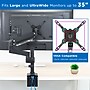 Mount-lt! Adjustable Monitor Mount, Up to 35", Black (MI-4771)~#|#~394DEAD4-4F2B-4C49-BC9785E3B496753F_sc7