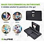 Alpine Industries Wall Mounted Changing Station, HDPE, Black  (411-E-BLK-MK)~#|#~396816D9-F127-4A60-8AC829E41AAEEC69_sc7