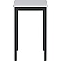 Lorell 30" W x 18" D Utility Table, Melamine, Gray/Black (LLR60752)~#|#~39818FC3-88A0-4753-AB6CA3ACEF4C8B06_sc7